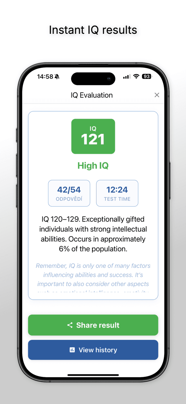 Okamžité výsledky